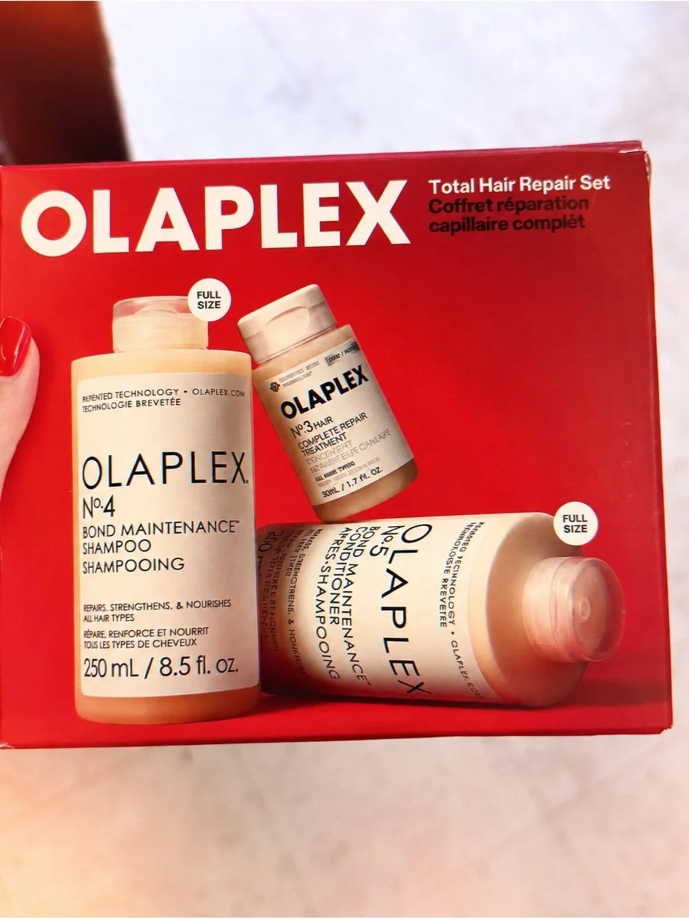 Olaplex Shampoo Conditioner Repair Treatment Set / Holiday 2026